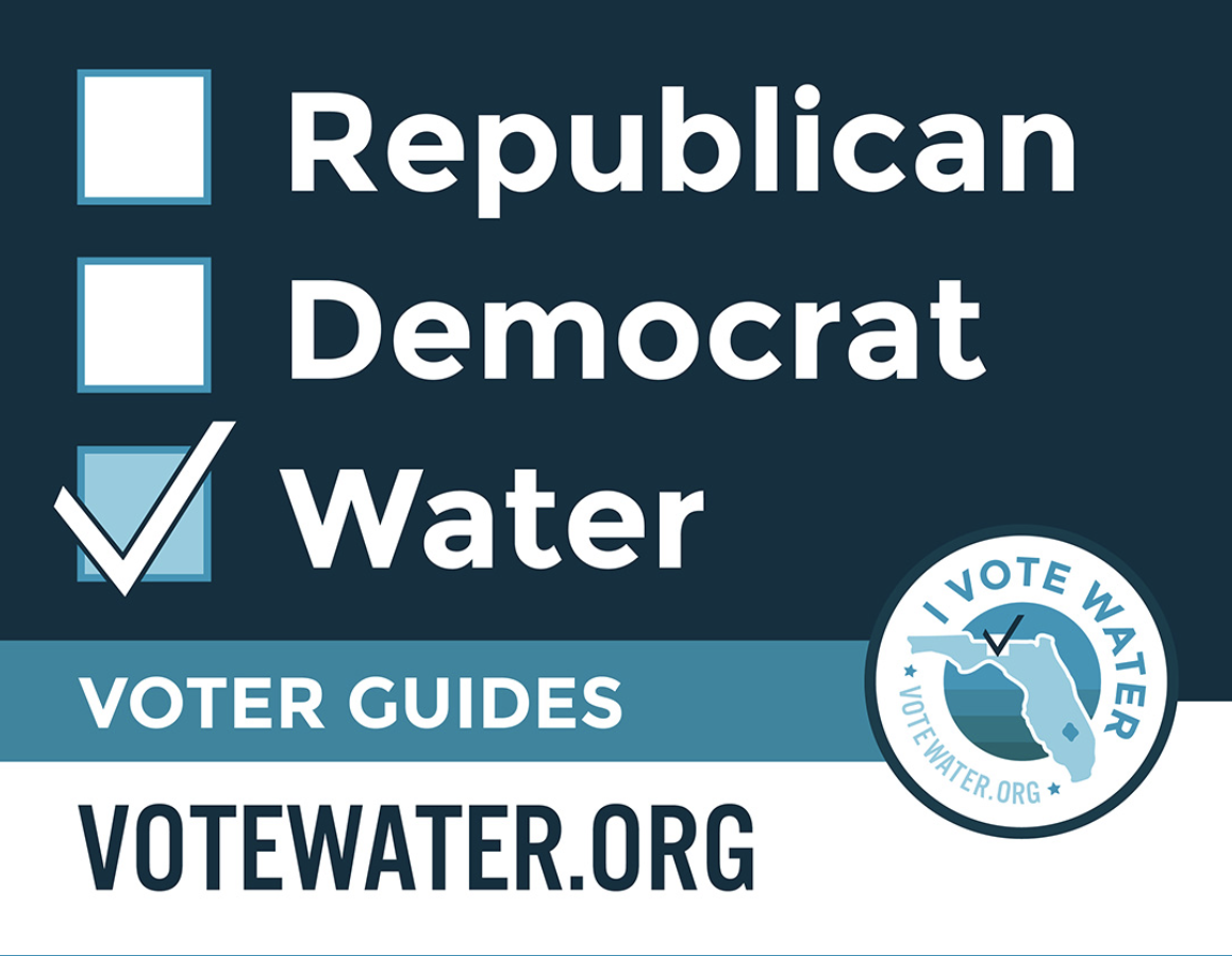 Image promoting votewater.org