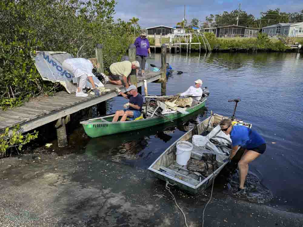 Read more about the article Reel Time: Suncoast Waterkeepers lead post-Ian cleanup